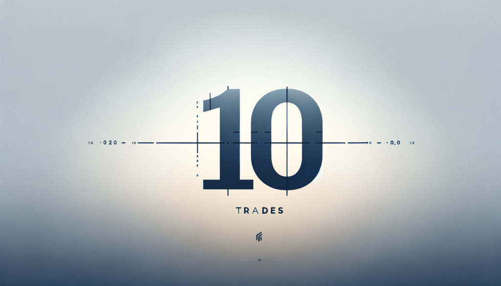 Strategic Planning for a Fixed Number of Trades: The Power of Ten